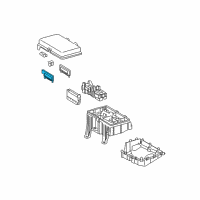 OEM 2020 Toyota Land Cruiser Fuse Holder Diagram - 82620-60170