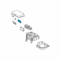 OEM 2019 Toyota Land Cruiser Fuse Holder Diagram - 82620-60190