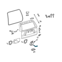 OEM 2018 Toyota 4Runner Courtesy Switch Diagram - 84230-35010