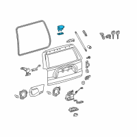 OEM 2020 Toyota 4Runner Hinge Diagram - 68810-35030