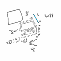 OEM 2012 Toyota 4Runner Support Cylinder Diagram - 68908-0W101