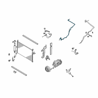 OEM 2006 Infiniti M35 Pipe-Front Cooler, High Diagram - 92440-EH100