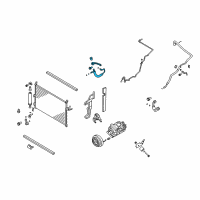 OEM 2007 Infiniti M45 Hose-Flexible, High Diagram - 92490-EH000