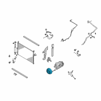 OEM Infiniti M35 Clutch Assy-Compressor Diagram - 92660-EG000