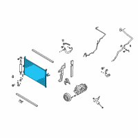 OEM Infiniti M35 Condenser Assy Diagram - 92110-EG000