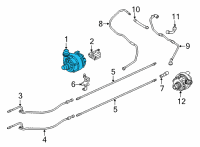 OEM 2017 BMW i3 Electric Coolant Pump Diagram - 11-51-8-600-285