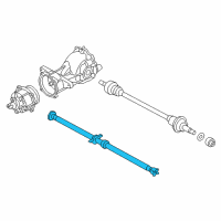 OEM Hyundai Santa Fe Shaft Assembly-PROPELLER Diagram - 49300-2B500