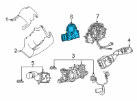 OEM Toyota Corolla Cross Angle Sensor Diagram - 8924B-0A010