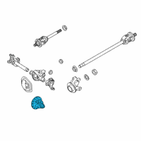 OEM 2020 Ford F-250 Super Duty Differential Assembly Diagram - LC3Z-4026-B