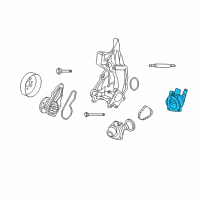 OEM 2013 Honda Crosstour Case, Thermostat (Nippon Thermostat) Diagram - 19320-R40-A01