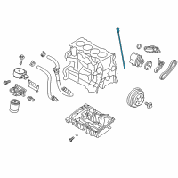 OEM 2017 Ford Special Service Police Sedan Dipstick Diagram - CJ5Z-6750-A