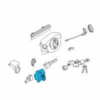 OEM 2011 Nissan Rogue Combination Switch Body Diagram - B5567-CB66A