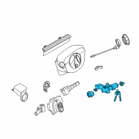 OEM 2013 Nissan Rogue Lock Steering Diagram - D8700-CZ3MA