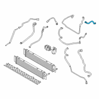 OEM 2014 BMW i8 Hose, Charge Air Cooler-Heat Exchanger Diagram - 17-12-7-640-852