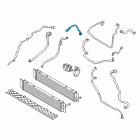 OEM 2019 BMW i8 Coolant Pump Hose Diagram - 17-12-7-640-850