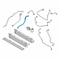 OEM BMW i8 Expansion Tank Thermostat Line Diagram - 17-12-7-640-829