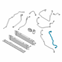 OEM 2017 BMW i8 Hose, Engine-Feed Connection Diagram - 17-12-7-640-823