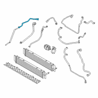 OEM 2014 BMW i8 Hose, Coolant Pipe-Coolant Pump Diagram - 17-12-7-640-841