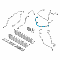 OEM 2019 BMW i8 Hose, Throttle Valve-Hv Generator Diagram - 17-12-7-640-853