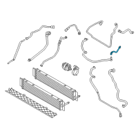 OEM 2017 BMW i8 Line, Heat Exchanger-Bypass Diagram - 17-12-7-640-854