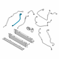 OEM 2020 BMW i8 Line, Connection, Coolant Pump Diagram - 17-12-7-640-826