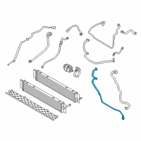 OEM 2017 BMW i8 Line, Connection, Throttle Valve Diagram - 17-12-7-640-845