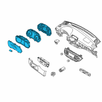 OEM 2020 Hyundai Elantra GT CLUSTER ASSY-INSTRUMENT Diagram - 94011-G3523