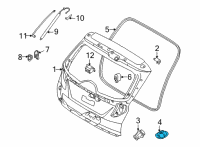 OEM Kia Plug-Drain Hole Diagram - 1735410080B