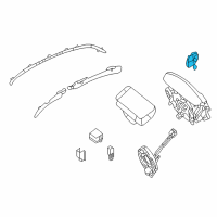 OEM 2009 Kia Optima Side Impact Airbag Sensor Diagram - 959202G000