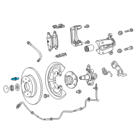 OEM 2016 Ram ProMaster City Stud Hub M8X1.25 Diagram - 6509744AA