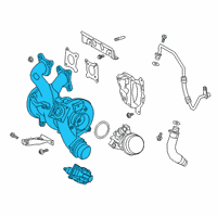 OEM 2020 Toyota GR Supra Turbocharger Diagram - 17201-WAA03