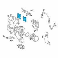 OEM 2022 Toyota GR Supra Turbocharger Gasket Diagram - 17173-WAA03