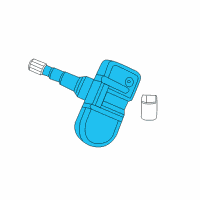 OEM Jeep Tire Pressure Sensor Diagram - 68324960AB