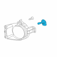 OEM 2019 Chevrolet Cruze Signal Lamp Bulb Diagram - 13500802