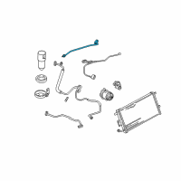 OEM 1998 Chevrolet Corvette Hose Asm-A/C Accumulator Diagram - 10229474