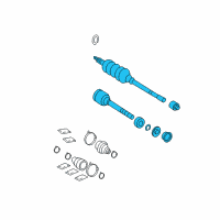 OEM Toyota Solara Axle Assembly Diagram - 43410-06460