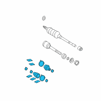 OEM 2008 Toyota Solara Outer Boot Diagram - 04428-06330