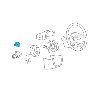 OEM 2000 Lincoln LS Steering Sensor Assembly Diagram - YW4Z-3F818-AA