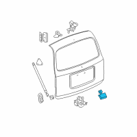 OEM 2007 Chevrolet HHR Lock Switch Diagram - 22747152