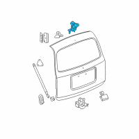 OEM 2006 Chevrolet HHR Hinge Asm-Lift Gate Diagram - 15786622