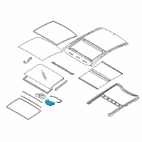 OEM Kia Optima Motor Assembly-PANORAMAROOF(Ro Diagram - 816712T211