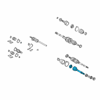 OEM 1999 Toyota Solara CV Joints Diagram - 43030-06040