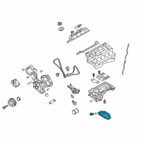 OEM 2010 Infiniti FX50 Oil Pan Assembly Diagram - 11110-1MC3B