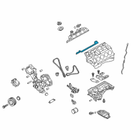 OEM 2013 Infiniti FX50 Gasket-Rocker Cover Diagram - 13270-1CA0A