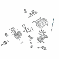 OEM 2012 Infiniti M56 Oil Level Gauge Diagram - 11140-1MC0A