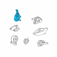 OEM 2019 Cadillac XTS Front Transmission Mount Diagram - 23153499