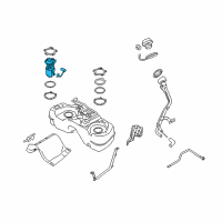 OEM 2016 Nissan Juke Complete Fuel Pump Diagram - 17040-1KM1A