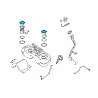 OEM Nissan Ring-O Fuel Gag Diagram - 17343-1KM1C