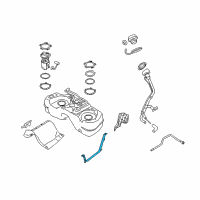 OEM Nissan Band Assy-Fuel Tank Mounting Diagram - 17406-1KD0A