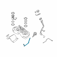 OEM Nissan Juke Band Assy-Fuel Tank Mounting Diagram - 17406-1KD0A